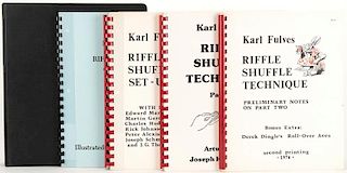 Fulves, Karl. Riffle Shuffle Magic Books. Group of Six.