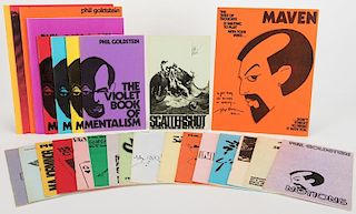 Goldstein, Phil. File of 25 Goldstein Releases, Some Signed.