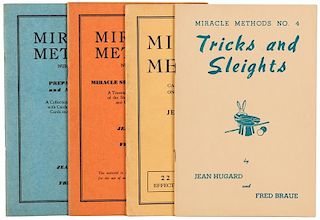 Hugard, Jean and Fred Braue. Miracle Methods. Nos. 1-4.