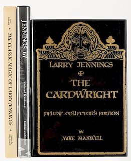 Jennings, Larry. Three Magic Books, One Signed.