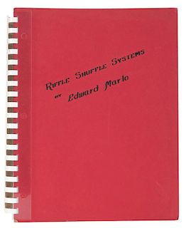 Marlo, Edward. Riffle Shuffle Systems.