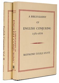 Toole Stott, Raymond. A Bibliography of English Conjuring, 1581-1876.