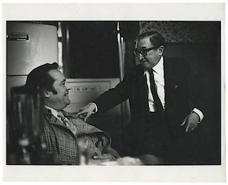 Photograph of Flosso with George Johnstone.
