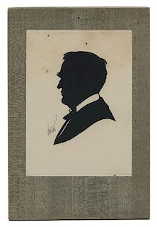 Vernon, Dai. Silhouette of Thomas Edison.