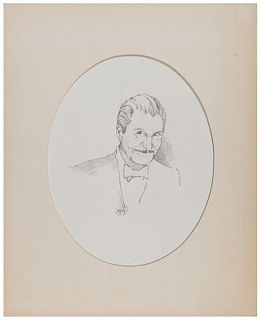 Pencil Portrait of Dai Vernon.