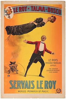 Leroy's Incredibly Marvellous Effect. The Greatest Levitation Mystery Ever Shown.