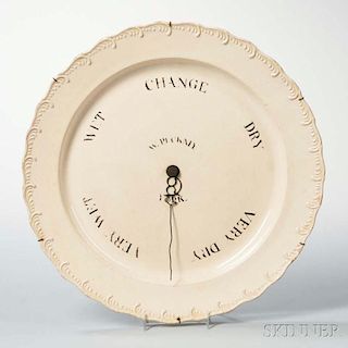 Creamware "Barometer" Charger