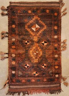 Antique Persian Baluch Rug Size: 2.0 x 3.0