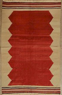 Antique Turkish Kilim Rug Size: 5.0 x 7.8