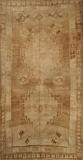 Antique Turkish Oushak Rug Size:  6.8 x 13.0