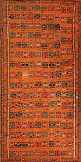 Antique Persian Verneh Rug Size:  4.0 x 8.0
