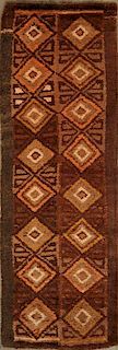 Antique Iraq Ozbek Rug Size: 2.11 x 8.11