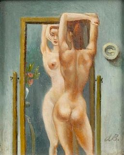 Aaron Bohrod (1907 - 1992) Nude Painting