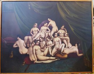 Orientalist Erotic Nude Group, Continental School