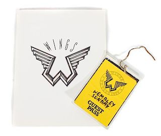 A Capital Record Wings Promotional Band Brochure