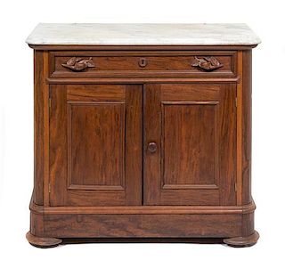 An American Empire Style Washstand Height 30 5/8 x width 34 x depth 17 inches.