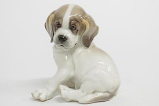 Nymphenburg Porcelain Dog, by Theodore Karner