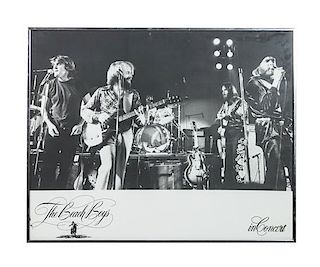 The Beach Boys Ten Years of Harmony, For Demo Only, Compilation LP Height of poster 24 1/2 x width 30 inches.