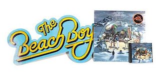 A Beach Boys Record Store Display Poster