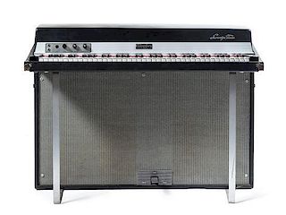 A 1972 Fender Rhodes Mark I Suitcase Keyboard and Speaker Amplifier