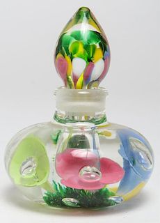 Joe St. Clair Floral Perfume Bottle