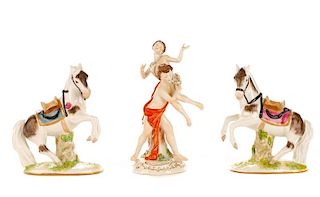 3 Chelsea House Port Royal Porcelain Figurines