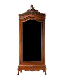 French Rococo Revival Style Curio Cabinet