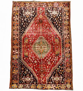 Hand Woven Persian Qashqai Rug 5' 1'' x 7' 7''