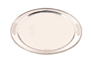 Frank M. Whiting Sterling Silver Oval Tray