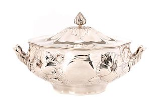 Whiting Gorham Sterling Art Nouveau Tureen