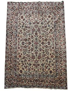 Hand Woven Persian Kashan Rug, 9' 9" x 13' 7"