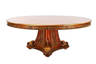 Palatial French Baroque Style Dining Table