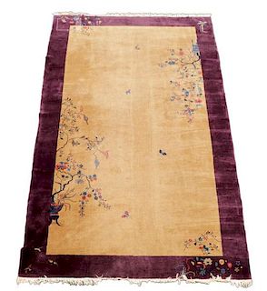 Hand Woven Art Deco Chinese Rug