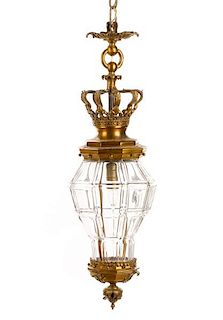 Napoleon III Style Gilt Bronze Versailles Lantern