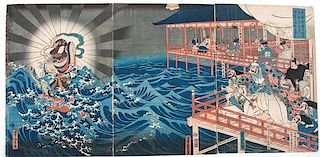 Yoshitora Utagawa (Japanese, 1830-1880) and Kunihori (Japanese, 19th century)