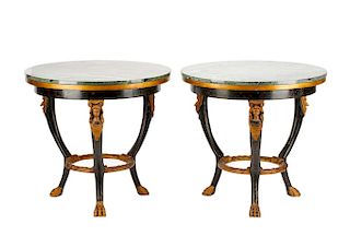 Pair, Italian Neoclassical Style Side Tables