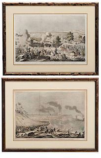 Ten Prints Relating to European Battles of the 19th Century