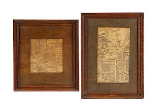 Two Continental Gothic Woodcuts, 16th Century
