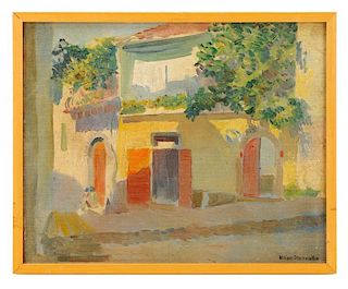 William Starkweather, "A Street in Siena"