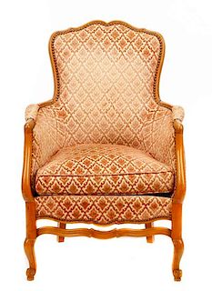 Austrian Louis XV Style Bergere Chair
