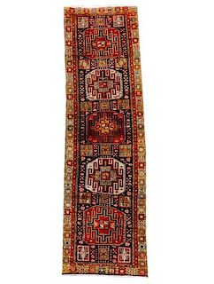 Hand Woven Persian Karajeh Rug 3' 3'' x 11' 3''