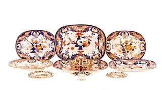 10 Pieces Royal Crown Derby Imari Porcelain