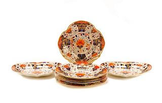 Collection of 7 Royal Crown Derby Rose Plates