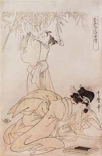 Kitagawa Utamaro I, (ca. 1753-1806), Tanabata from the series Five Festivals in the Mirror of the Floating World