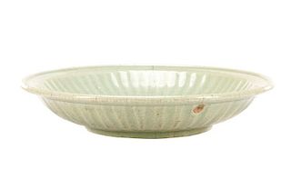 Chinese Longquan Glazed Celadon Bowl, Ming