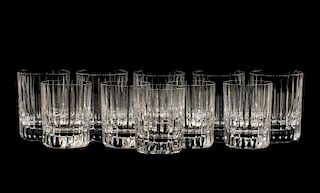 Group of 10 Baccarat "Harmonie" Crystal Glasses