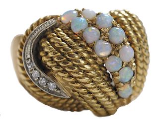 Vintage 18 Kt. Gold Love Knot Ring