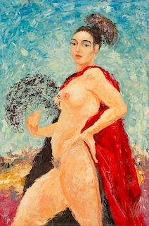 Aitouganov Vladimir Karmen, "Portrait of a Nude"