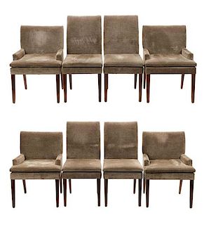 Set, 8 Holly Hunt Custom Upholstered Dining Chairs