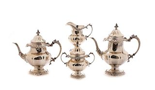 Wallace Sterling "Grand Baroque" Coffee Tea Set